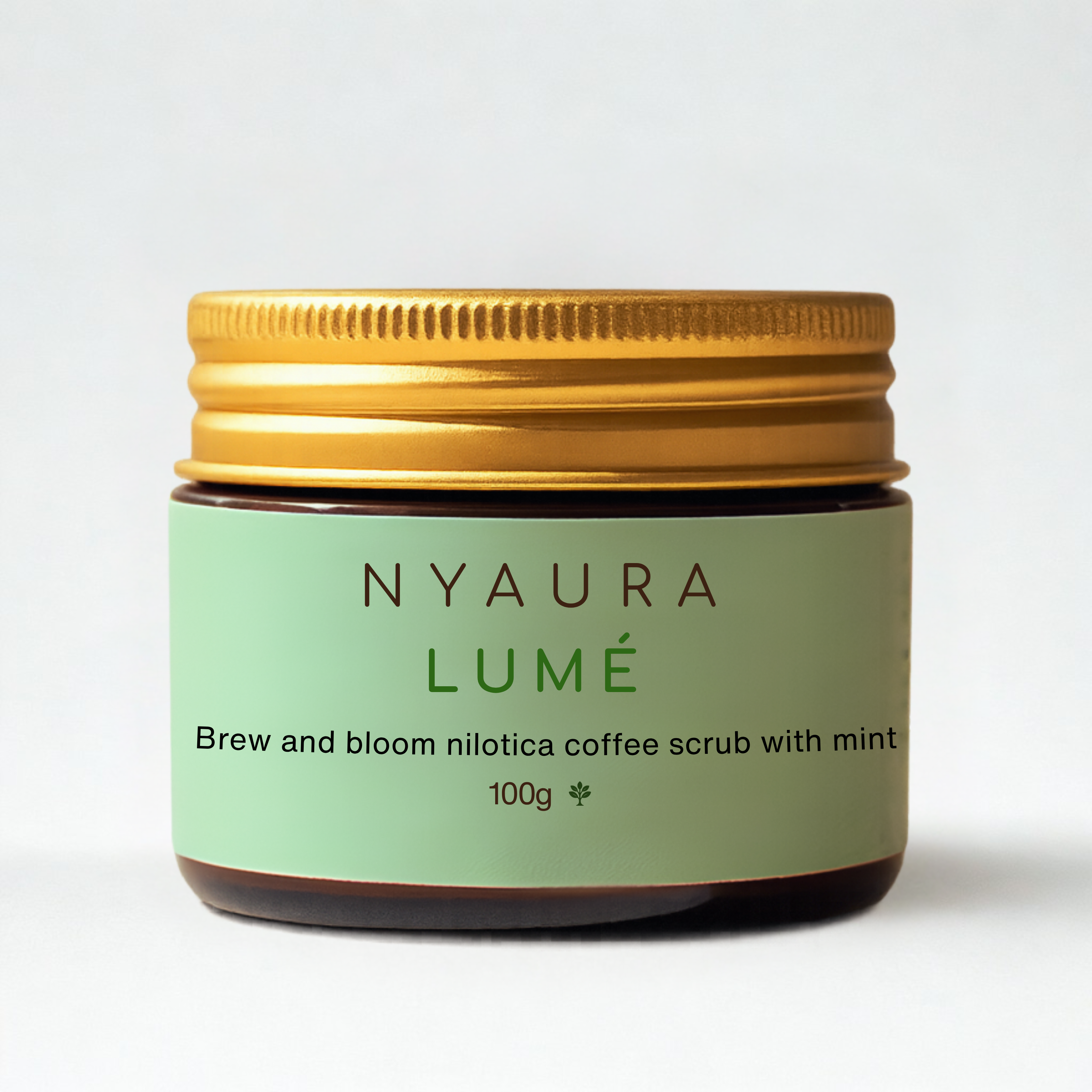 Brew and bloom nilotica coffee scrub with mint