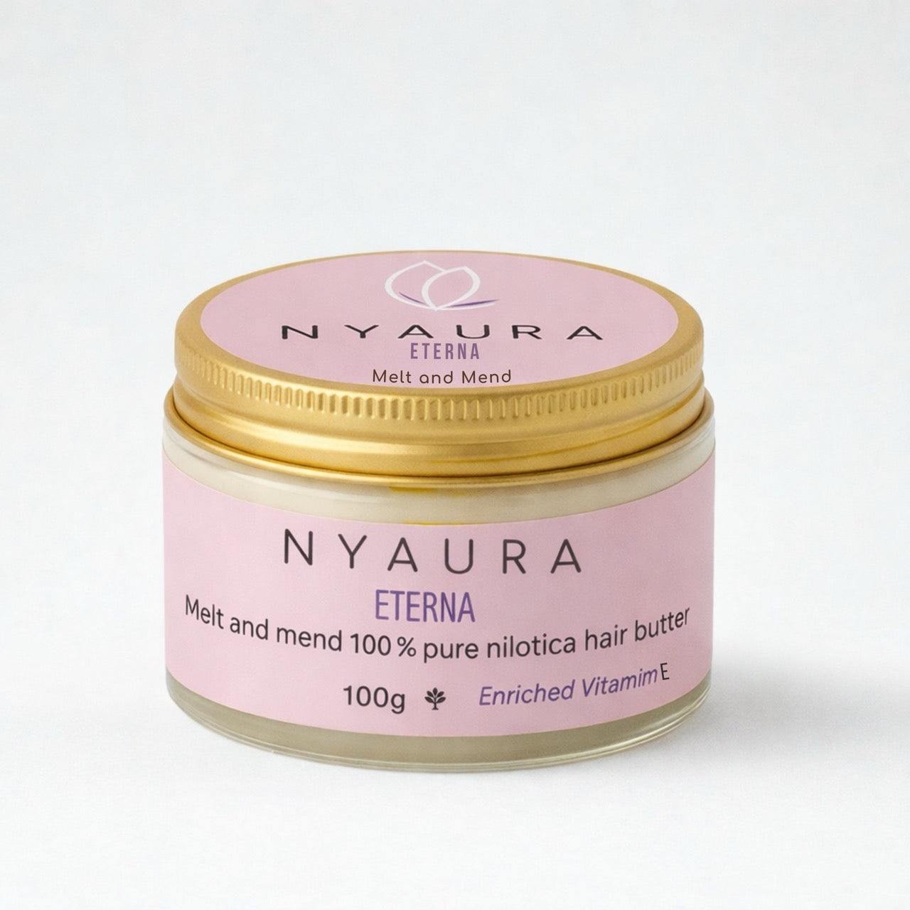 Melt and mend 100% pure nilotica butter hair mask